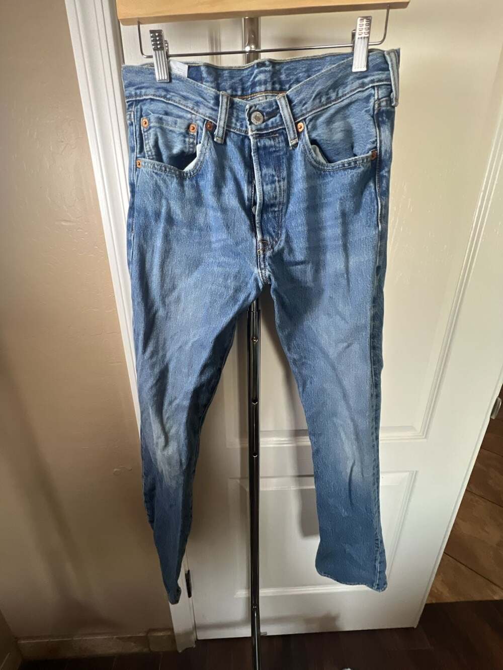 Vintage Levi's 501 Original Fit Button Fly Straight Leg Jeans W29 L32